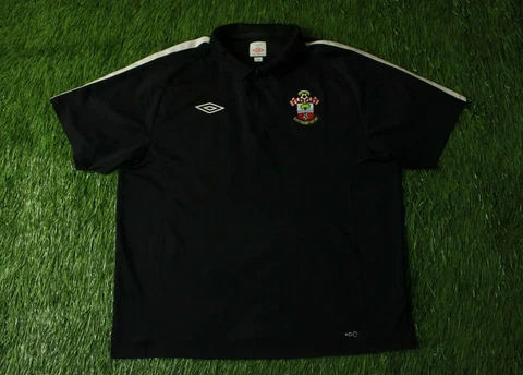 SOUTHAMPTON ENGLAND 2009/2010 FOOTBALL POLO SHIRT JERSEY TRAINING UMBRO ORIGINAL Cover
