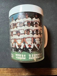 1975 MLB Texas Rangers Team Photo Thermo-Serv Cup - Picture 1 of 4