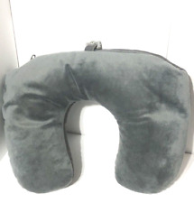 Samsonite GrayTravel Neck Pillow  Fleece with Microbeads Pillow, Sold as Pair