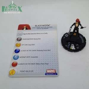 Heroclix Captain America set Black Widow #006 Common figure w/card! - Picture 1 of 1