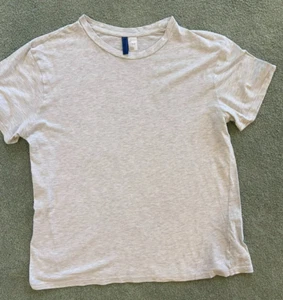 Divided by H&M Men's Large Short Sleeve Gray Heather Short Sleeve T - Picture 1 of 5
