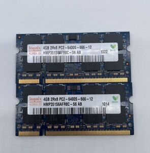 Hynix 4GB 2RX8  PC2-6400S SODIMM Laptop RAM Memory 200Pin