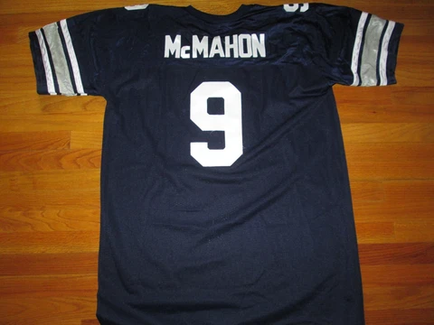 Jim Mcmahon BYU COUGARS NY Sports Throwback Collection SEWN Football Jersey 2X Cover