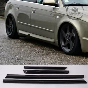 Türleisten Leisten Seitenleisten Zierleisten passend für AUDI A4 B6 4-teilig NEU - Bild 1 von 5