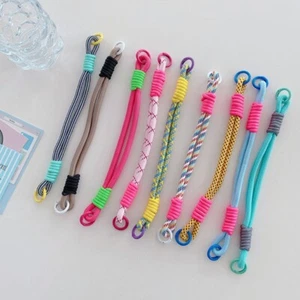 Detachable Rope Lanyard Strap Rainbow Rope Keychain Bag Chain Strap  Woman - Photo 1 sur 17