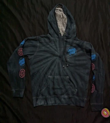 Odd Future x Santa Cruz Blue Tye Die Hoodie Women's Size Medium NWT - Image 1 of 4