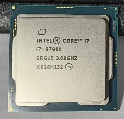 9Th Gen Intel Core i7-9700K LGA1151 8 Core CPU Processor SRG15 3.60GHz 95W - Image 1 of 2