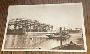 RPPC R M S Titanic Her Hull Visible In The Gantry Under Construction - Picture 1 of 11