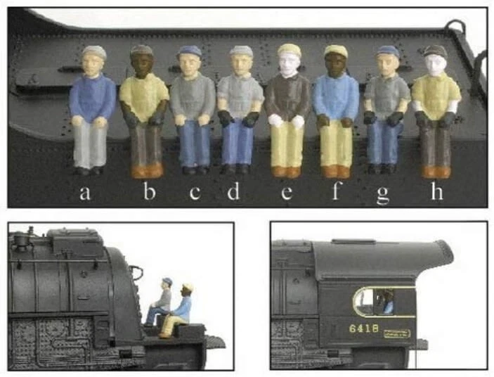 Broadway Limited Pintado Ingeniero y Bombero Figuras Pack A BLI-1004 Foto 1 de 1