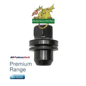 Allmakes PR2 Land Rover Black Cap Wheel Nut LR173842 - Picture 1 of 2