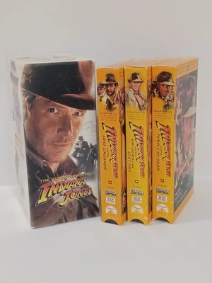 Indiana Jones VHS Collection Set Movies Digitally Mastered 1999 Vintage 1-3 - Image 1 of 4