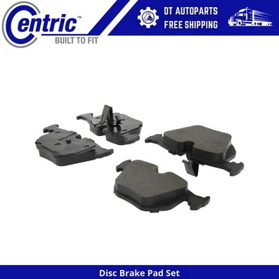 Para 1994-1995 BMW 850CSi | Pastilhas de freio a disco traseiras centrais | Semi-metálicas - Imagem 1 de 4