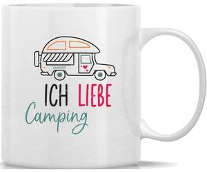 Tasse Kaffeebecher Camping Ich liebe Camping - Bild 1 von 1