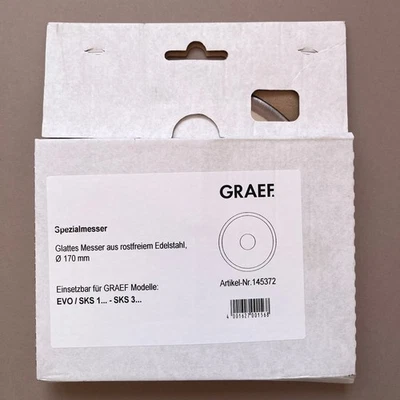 GRAEF Spezialmesser 145372 glattes Messer 170mm EVO SKS1 SKS3 - Bild 1 von 2