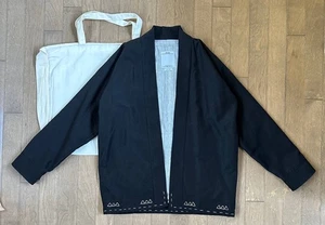 Unused 2016 Visvim Sanjuro Jacket Size 2 Black Length 71.5cm - Picture 1 of 7