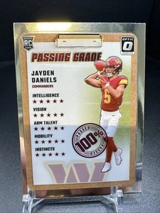 2024 Panini Donruss Optic Passing Grade Jayden Daniels #2 (RC) - Picture 1 of 2