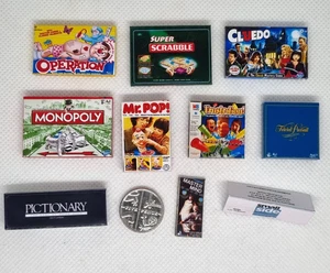 Dolls House miniature 1:12 scale Board Game Box Toy - Choose your Game! - Picture 1 of 19