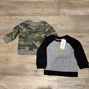 NEW - Cat & Jack Toodler boy pullover 2pck size 18M - Picture 1 of 3
