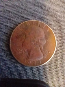 Copper Quarter Dot Mint Error - Picture 1 of 2
