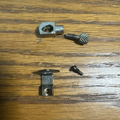 Bernina Needle Clamp, Needle Bar Thread Guide And Screw - 707 730 801 830 Record - Image 1 of 4