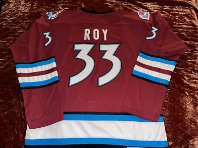 Camiseta Patrick Roy Colorado Avalanche Nueva Borgoña Talla Para Hombre 54 Foto 1 de 4