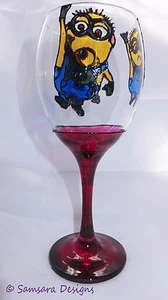 Despicable Minions Wine Gin Beer Goblets Glasses Geek Gift Unique Funny - Picture 1 of 1
