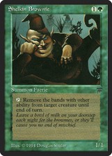 Shelkin Brownie Legends PLD Green Common MAGIC THE GATHERING CARD ABUGames