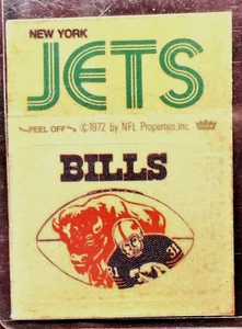 Vintage 1970's Buffalo Bills Team Logo Stickers / Jets Banner *Free Shipping - Picture 1 of 1