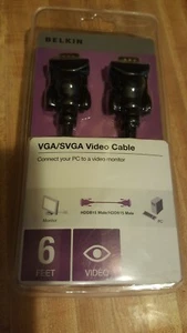 NUEVO CABLE DE VIDEO VGA/SVGA Belkin; modelo F3H982-06-OM NUEVO - Imagen 1 de 1