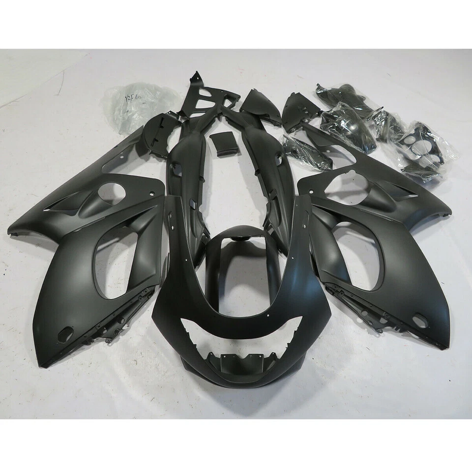 Kit de carenado negro mate carrocería para Yamaha YZF600R 1997-2007 ABS inyección EE. UU. Foto 1 de 2
