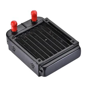 Eau refroidisement Radiateur pour PC CPU 132 x 100 x 33mm avec 8 Aluminium Tubes - Photo 1/6