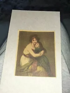 Badminton Tobacco Factories Silk Vintage Cigarette card..Madam Le Brun - Foto 1 di 4