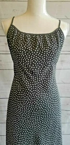 Black Sun Dress Marks & Spencer Sleeveless Shelf Bra Pullover Women's Size  8  - Picture 1 of 9
