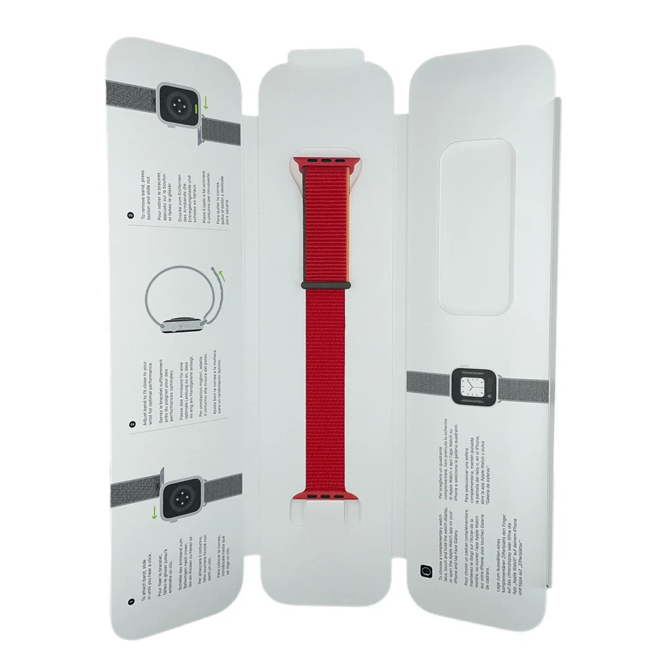 Correa deportiva genuina Apple iWatch 38 mm 40 mm 41 mm 5 6 7 8 9 SE 42 mm 44 mm 45 mm Foto 1 de 2