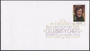 US 4926 Celebrity Chefs Julia Child DCP FDC 2014