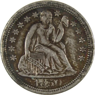 1850 Seated Liberty Dime Extremely Fine XF - Image 1 of 4
