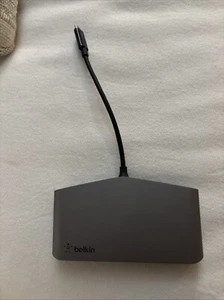Mini Estación Dock Belkin Thunderbolt 3 - 4K - HDMI (2)- USB-A - F4U098BT Gris - Imagen 1 de 4