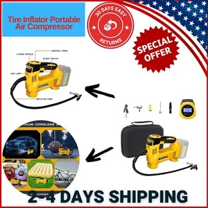 Tire Inflator Portable Air Compressor for DEWALT 20V MAX Battery Auto Tire Pump - Picture 1 of 6