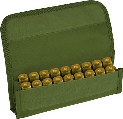 Bolsa táctica de munición militar con soporte para escopeta Molle 16/18 rondas calibre 12/20 Foto 1 de 4