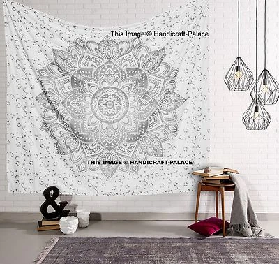 Colcha bohemia hippie tapiz mandala indio rey/reina/gemelo para colgar en la pared Foto 1 de 4