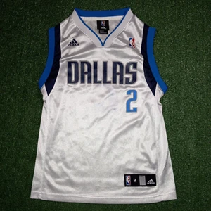 Jason Kidd Dallas Mavericks Jersey Basketball Vintage Adidas (Youth Medium) - Picture 1 of 4