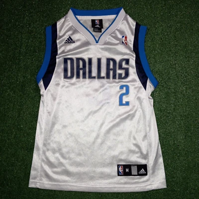 Camiseta de baloncesto vintage Adidas Jason Kidd Dallas Mavericks (mediana juvenil) Foto 1 de 4