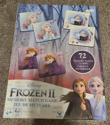 Frozen II Memory Match Game Olaf Elsa Anna Sven Kristoff NEW FAMILY GAME NIGHT - Image 1 of 3