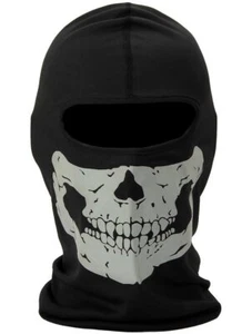 Nuoxinus Black Ghosts Balaclava Skull Full Face Mask for Cosplay Party Hallow... - Picture 1 of 7