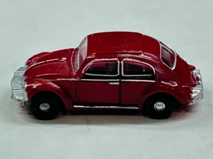 Volkswagen Bug Beetle Passenger Car Automobile Maroon VW N-Scale Fast Shipping - Picture 1 of 6