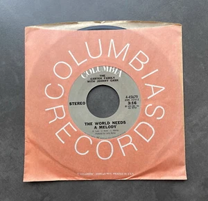 7" Johnny Cash & Carter Family - The World Needs A Melody - US Columbia - Imagen 1 de 1