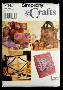 Simplicity Pattern 7045 Accesorios Bolso de Mano Bolsa Gafas Clip para el Cabello - Nuevo - Imagen 1 de 5