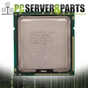 Pair of Intel Xeon X5650 2.66GHz SLBV3 12MB LGA1366 6-Core CPU Processors - Picture 1 of 1