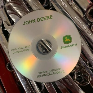 John Deere 4210 4310 4410 Compact Tractor Tech Service Repair Manual TM1985 CD - Picture 1 of 5