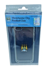 Manchester City Football Club Clear Gel Case Cover for iPhone 5 5S. JE14 - Picture 1 of 7